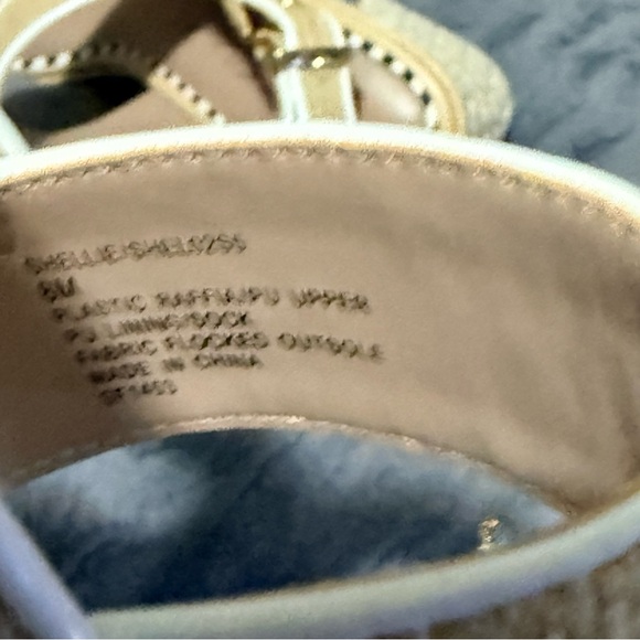 Betsey Johnson Tan Sandals with Shell and Bead Embellishments - Picture 8 of 12